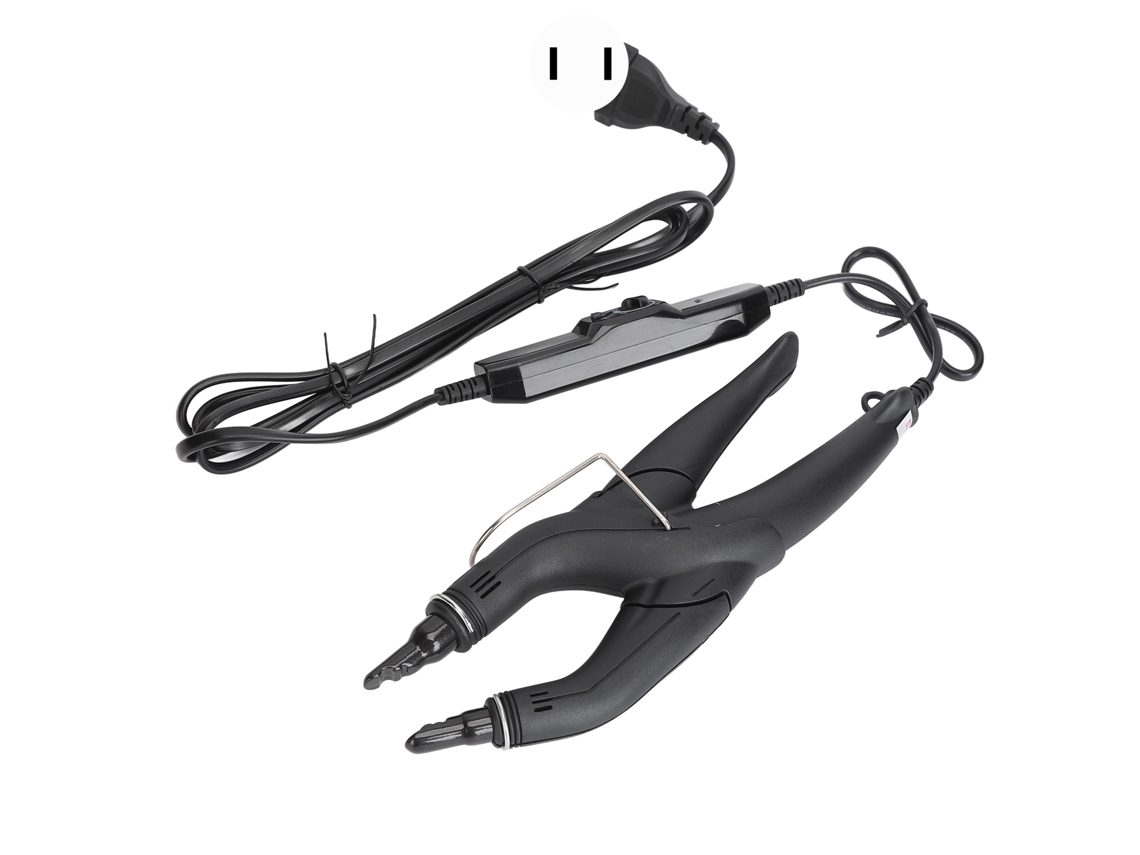 Plancha Para Extensiones De Pelo Ajustable Con Conector Y Plug Ee.uu., Temperatura Regulable 100-220℃