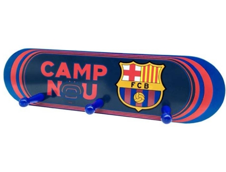 Perchero de Pared FC BARCELONA 60125 (Madera - 42x12x7 cm)