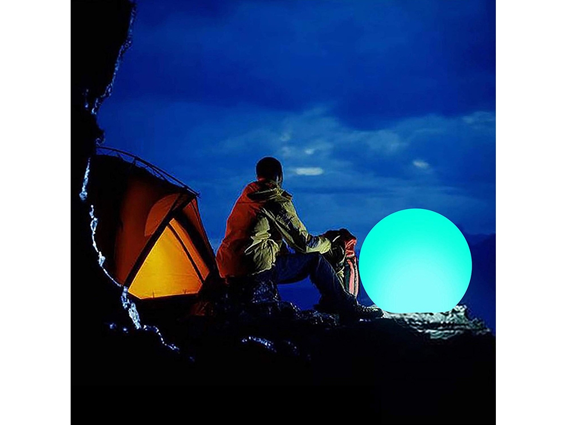 Bola Luminosa Rgb Colorida Con Control Remoto, Bola Luminosa Inflable, Esfera Led Impermeable Ip65