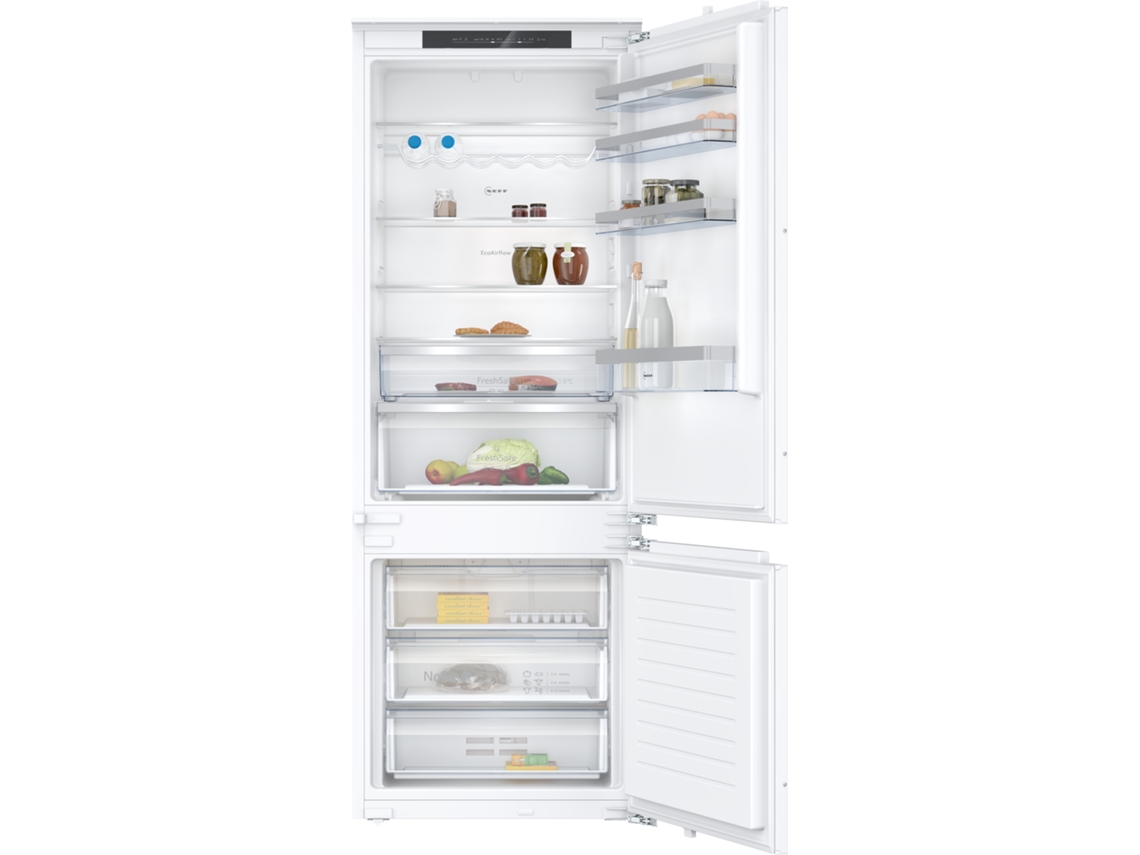Frigorífico y congelador integrable N 50 de 383 L, clase E, blanco, Neff