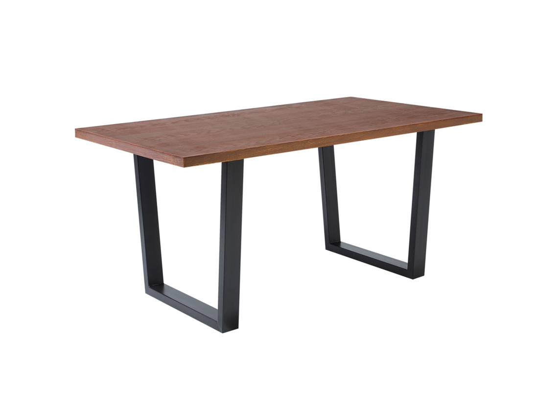 Mesa de comedor BELIANI Austin de MDF Madera oscura 90x160x76