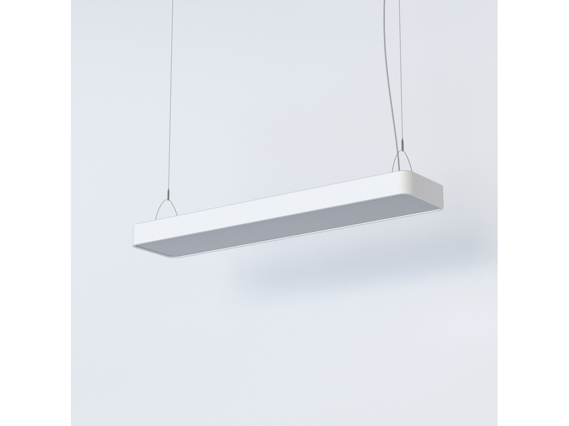 Lámpara NOWODVORSKI Soft Led White 90X20 Candeeiro De Suspensão (Blanco - Aluminio)