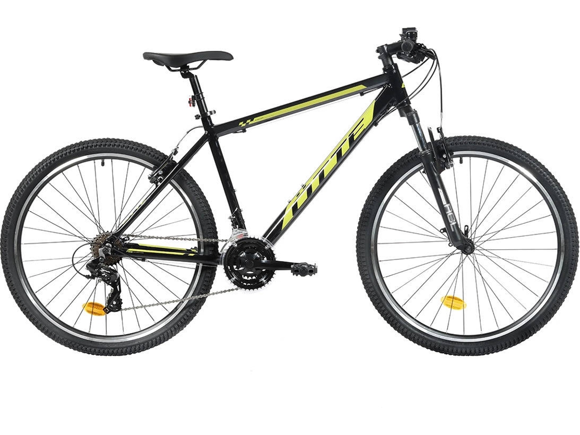 Bicicleta de Montaña OTTE Kosmo (M - Negro / Amarillo - 27.5")