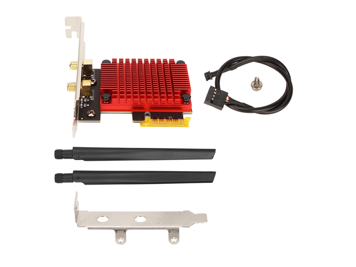 Placa Pcie Sem Fio 3000mbps Dual Band 2.4g/5g Antena 6dbi Ac68