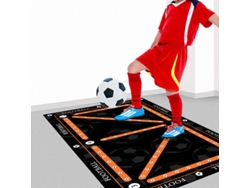 Tapete de entrenamiento de fútbol para todos los niveles, entrenamiento de agilidad del pie, 40 x 60 cm Eifson (naranja)