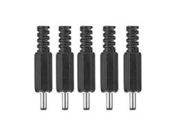 5 Conectores Macho De Alimentación De Cc De 1,3 Mm X 3,5 Mm Con Adaptador Coaxial