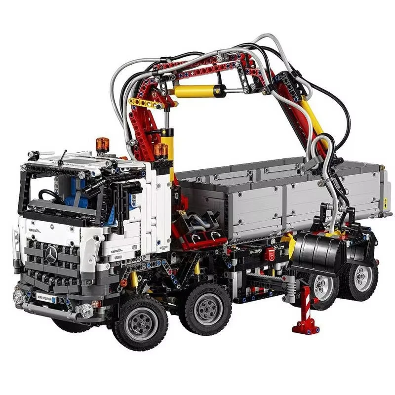 Serie Creativa De Bloques De Construcción Con Forma De Camión Para Hacer Tú Mismo. Regalos De Navidad Para Niños.