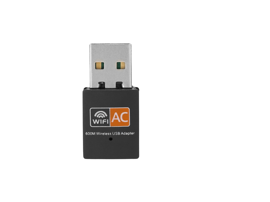 Adaptador Wifi Usb 5g/2.4g Mini Placa De Rede Sem Fio Chip 8811 Ac600m Dual-banda