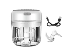 Prensa de ajos eléctrica Rosewell 100/250 ml, exprimidor de ajos, picador de ajos para verduras, pimientos y carne