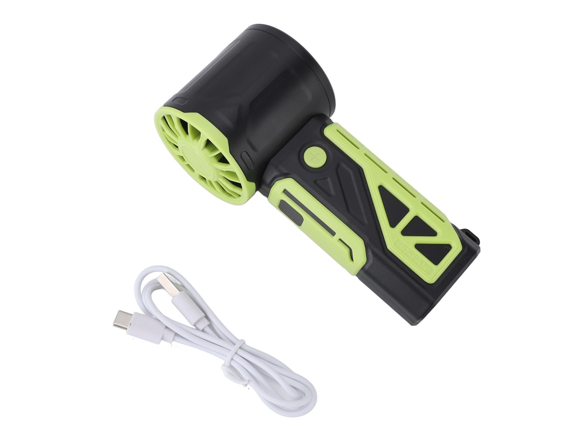 Ventilador Turbo Portátil Con 100 Velocidades Y Batería Recargable De 4000 Mah, Tamaño Mini Para Viajes Al Aire Libre.