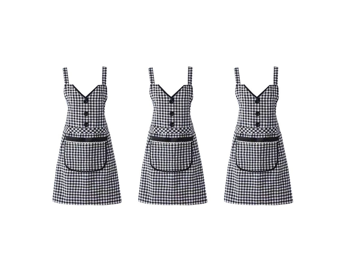 Delantal De Algodón Transpirable 3 Piezas, Ropa De Trabajo Para Cocina Restaurante, Suave Y Ligero Para Verano