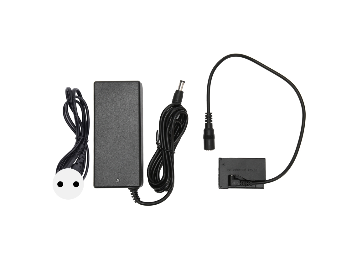 Adaptador De Energía Ac Ack E15 Con Batería Falsa Lp E12 Para Cámaras Dslr 100d Kiss X7 Powershot Sx70 Hs Plug Eu 100‑240v