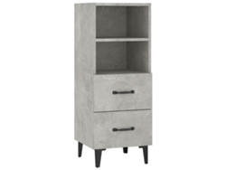 Aparador Gris Cemento MAISON EXCLUSIVE 34,5x34x90 cm en Madera Procesada