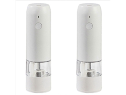 Molinillo de pimienta y sal eléctrico automático Rosewell (blanco)