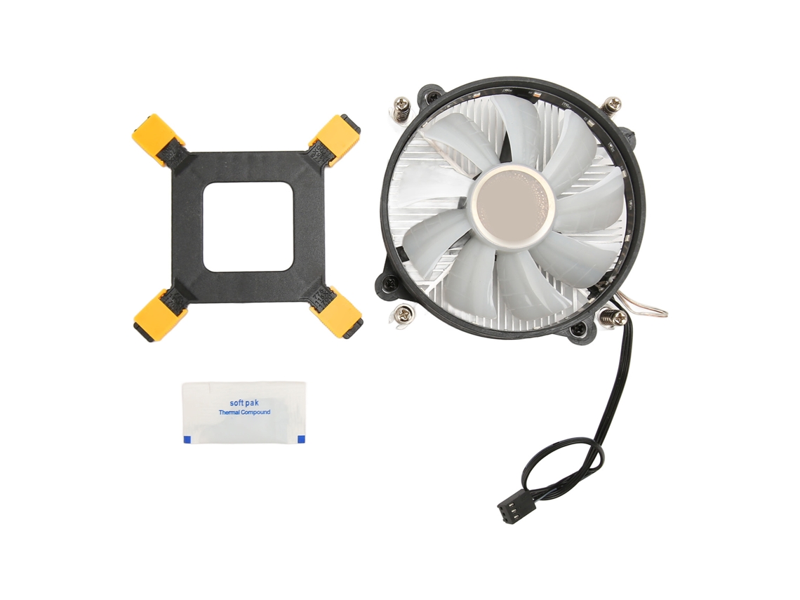 2026-disipador Cpu Cooler Ventilador Silencioso De Aire Para Ordenador Desktop De Aluminio