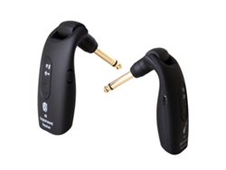 Sistema de guitarra inalámbrico Chrui A9 de 2,4 GHz, transmisor y receptor de audio recargable (negro)