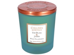 Vela COLLINES DE PROVENCE Perfumada Duos Té Blanco Jazmín 180Gr