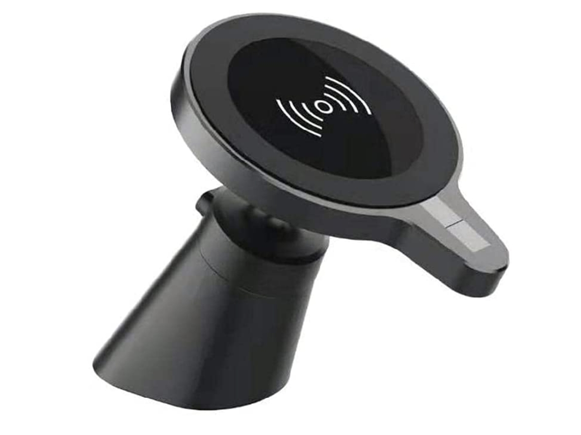 Cargador Sem Carro Ventilação Livre Qi Carregamento YIZHOOD Negro