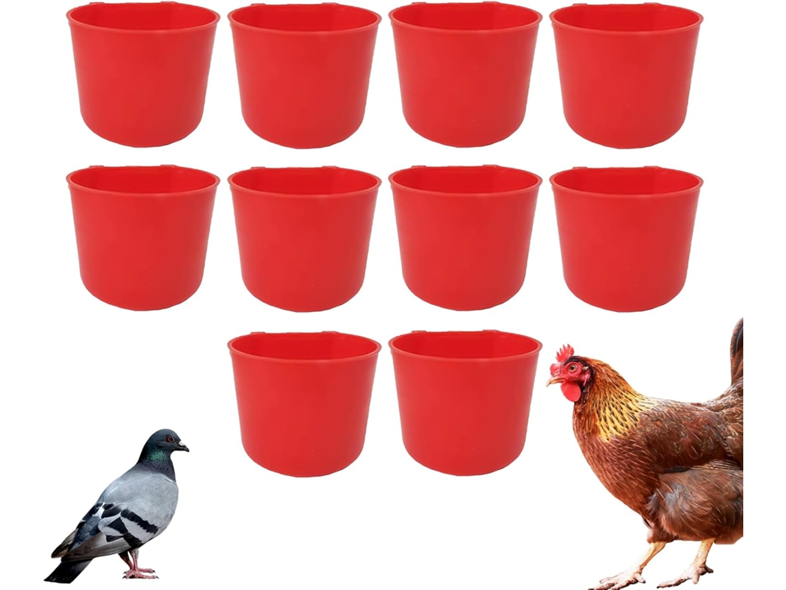 Bebederos Para Pollos Y Comederos Para Patos Para Comida | Colgantes | Resistentes | Intemperie | Agua