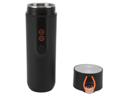 Taza Térmica De 460 Ml, Acero Inoxidable 316, Aislamiento Térmico, 12 Horas De Funcionamiento, 12 V/24 V, Ideal Para Viajes O Coche, Color Negro.