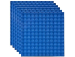 Placas Base Clásicas De Construcción De 25 X 25 Cm (10" X 10"), Paquete De 6 Unidades - Compatibles Con Las Principales Marcas.