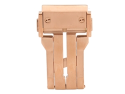 Cierre De Pulsera De Reloj De Oro Rosa De 20 Mm Con Botón Pulsador Flexible De Acero Inoxidable