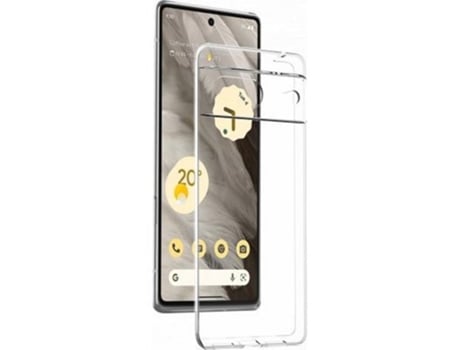 Funda para Google Pixel 7A BIGBEN CONNECTED Piel Sintética Textura Suave Transparente