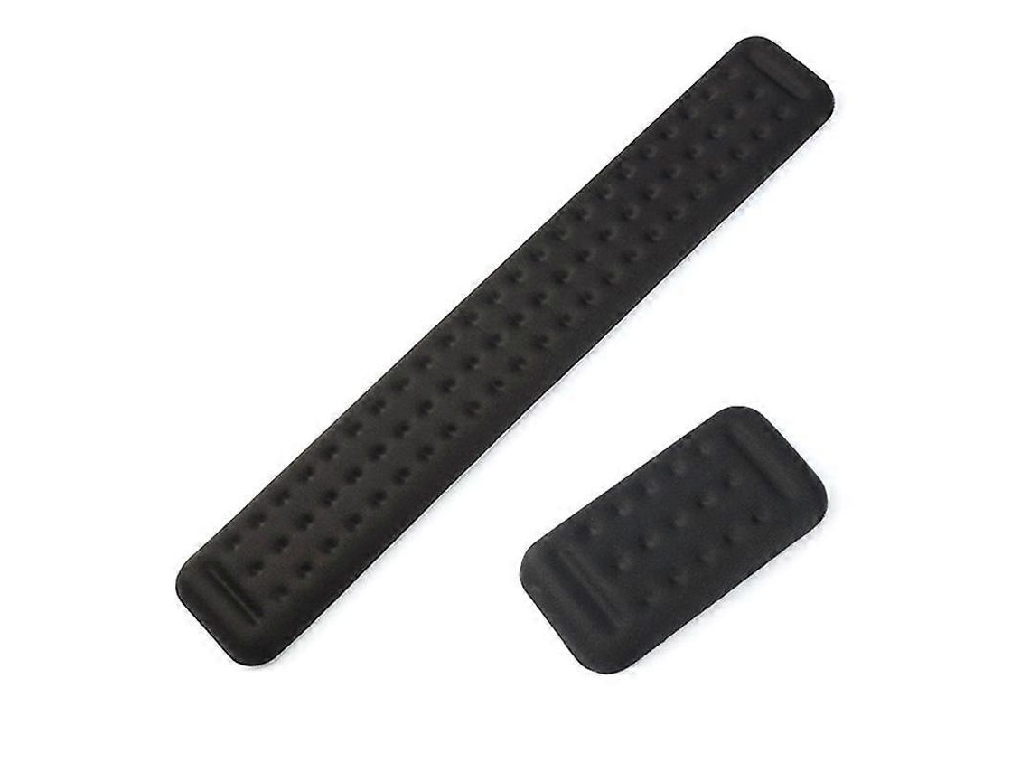 Reposamuñecas para teclado, reposamuñecas para teclado y ratón, alfombrilla ergonómica de espuma viscoelástica para teclado y ratón Everley891