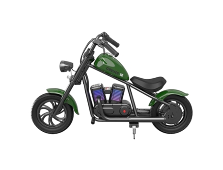 Moto Eléctrica para Niños HYPER GOGO Cruiser 12 Plus Llantas Neumáticas 12'' con Altavoz Bluetooth Niebla Simulada