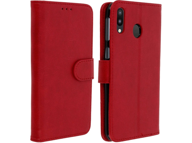 Funda Samsung Galaxy M20 AVIZAR Book Rojo