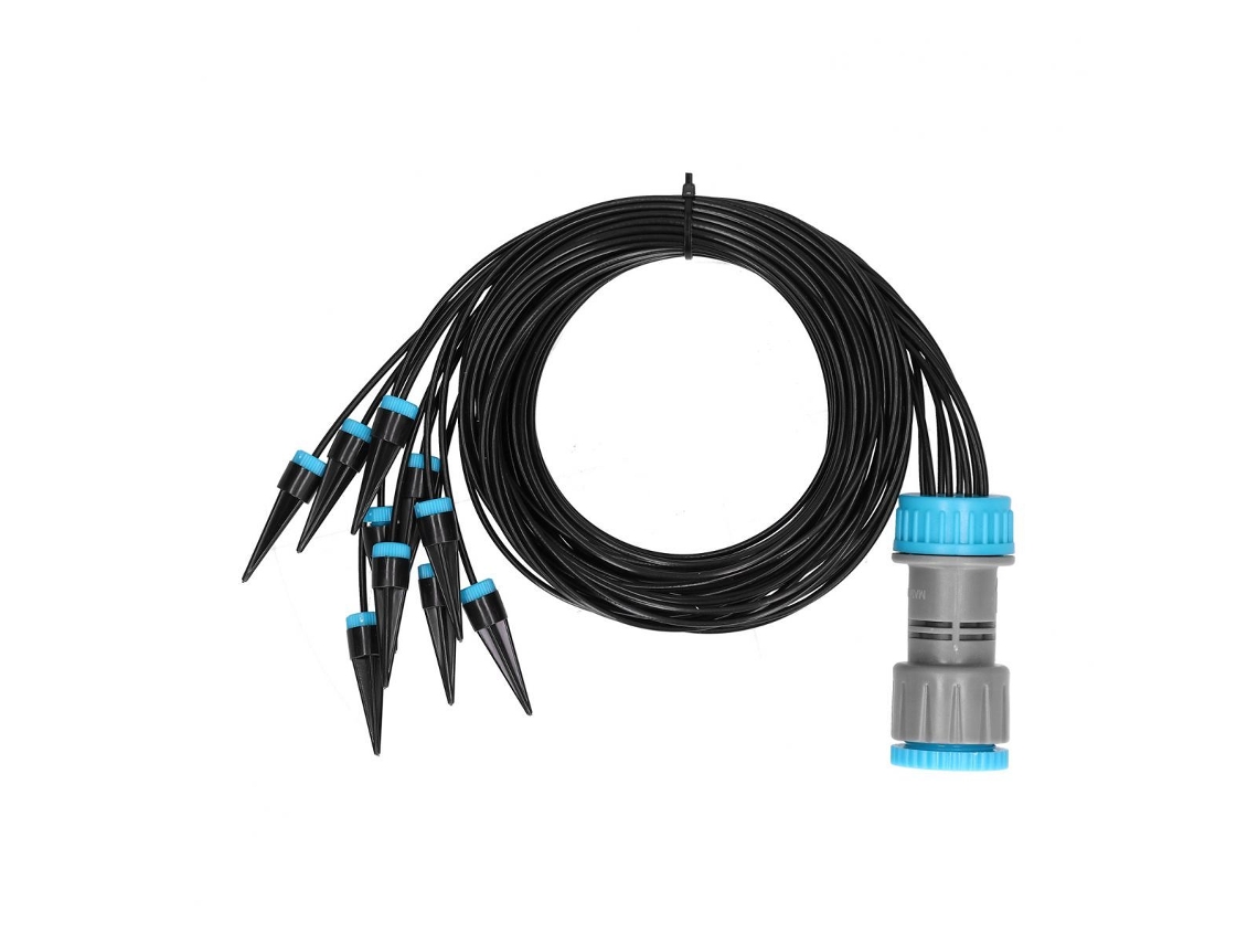 VYLARA Sistema De Irrigação Por Gotejamento Com 10 Gotejadores Para Rega Automática De Flores Em Jardim E Agricultura