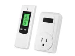 Termostato Inalámbrico Y Kit De Enchufe Para Uso Doméstico Con Modos De Calefacción/refrigeración, Pantalla Lcd Y Alarma De Temperatura.