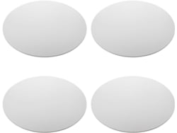 Juego De 4 Lienzos Redondos, Lienzos Estirados Para Pintar, Superficie Lisa Y Pequeña Para Pintura Acrílica Y Al Óleo.