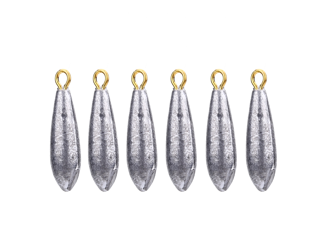 Plomos de pesca Drop 10g 6 unidades Nuevo
