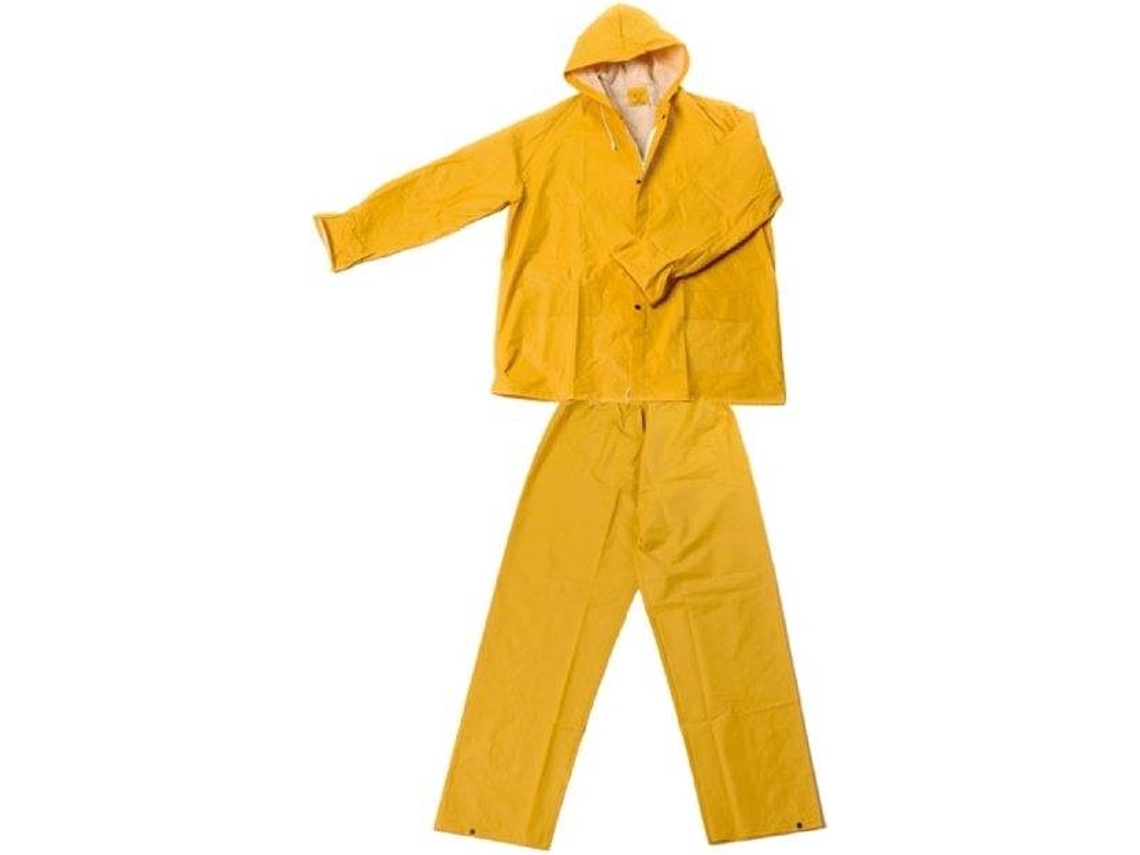 Traje de Lluvia de Pvc 0.32 Amarillo - Xxl