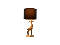 Lampara Sobremesa Resina Poliester Jirafa 20x20x53cm
