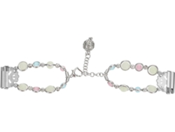 Pulsera luminosa de metal rosa, accesorio elegante y duradero para mujer y un regalo especial. Gokoco