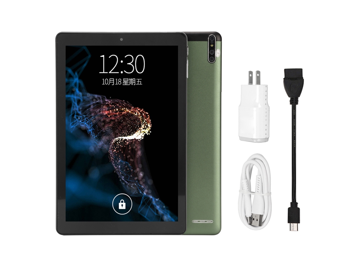 Tableta Para Llamadas De 10.1 Pulgadas Android 11 Wifi De Doble Banda 6gb+128gb Hd Ips