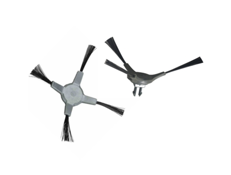 1 par de Robot aspirador Cepillo Lateral para Cleanmate Qq5 Qq6 repuestos de aspiradora robótica accesorios de repuesto