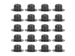 20 Tapas Cortas De Goma Negra Para Pared De Piscina, Para Bomba De Filtro De Repuesto
