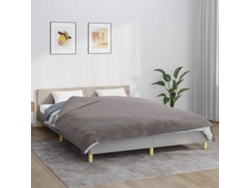 Manta Con Peso Con Funda Tela Gris 200x225 Cm 13 Kg