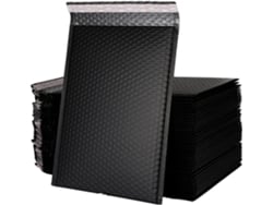 Juego De 50 Piezas De Plástico De Burbujas Negro, Ligero, Impermeable Y Resistente A Desgarros, Protección A Prueba De Golpes.