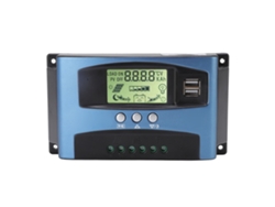 Controlador De Carga Solar Mppt De 12v/24v Y 60a Con Pantalla Lcd Y Doble Puerto Usb.