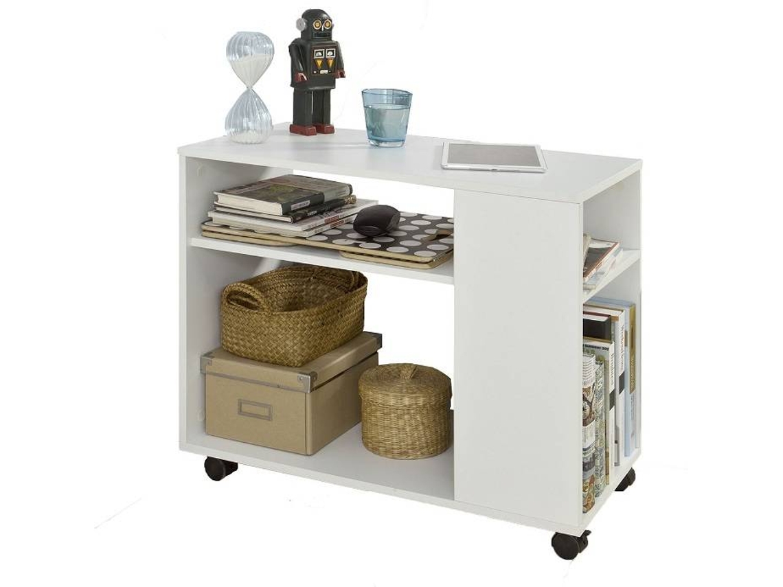 Mesa Lateral SOBUY FBT34-W (Melamina - 70x60x35 cm)