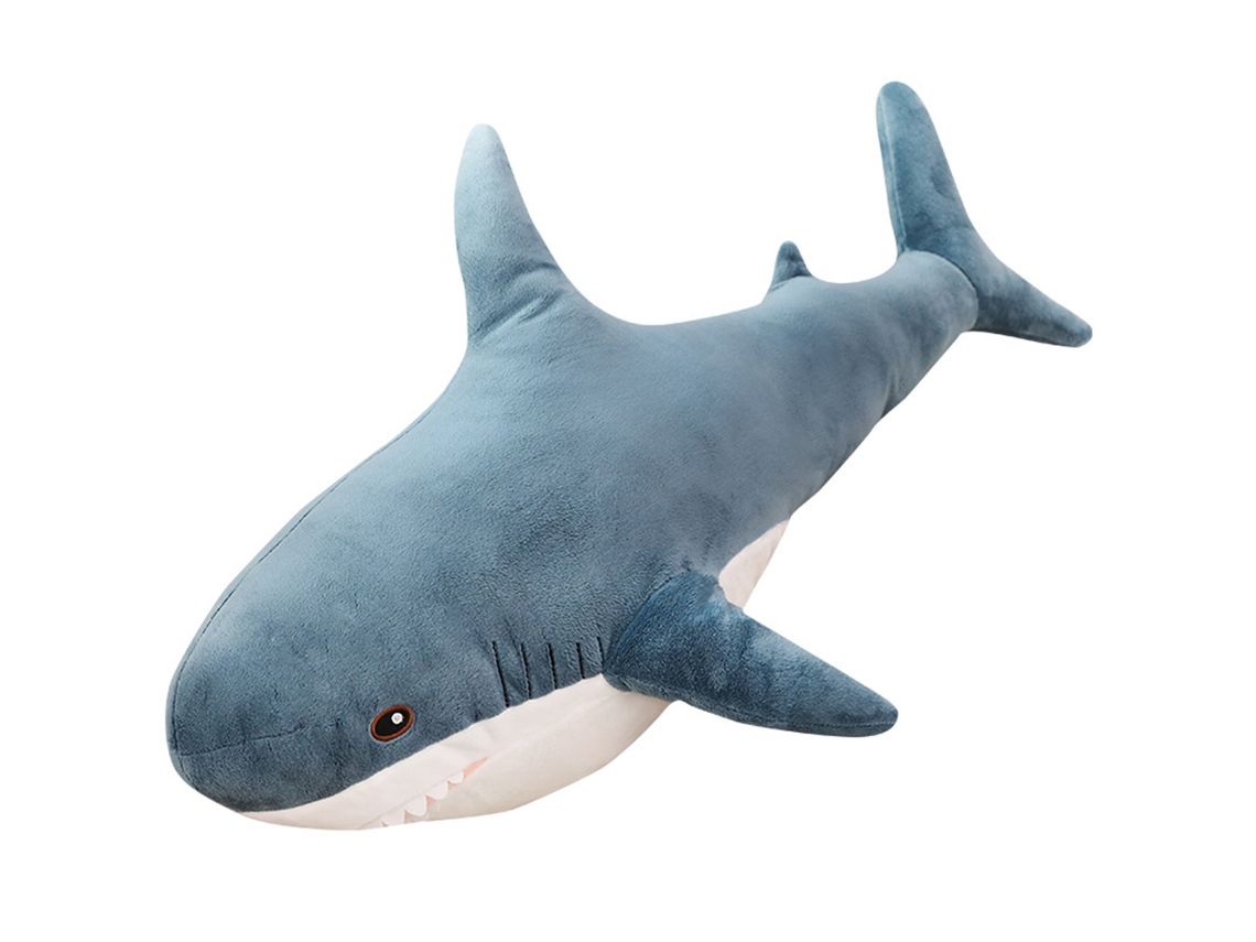 2026-juguete De Peluche De Tiburón Cartoony 45cm Animal Marino Regalo De Cumpleaños Para Niños