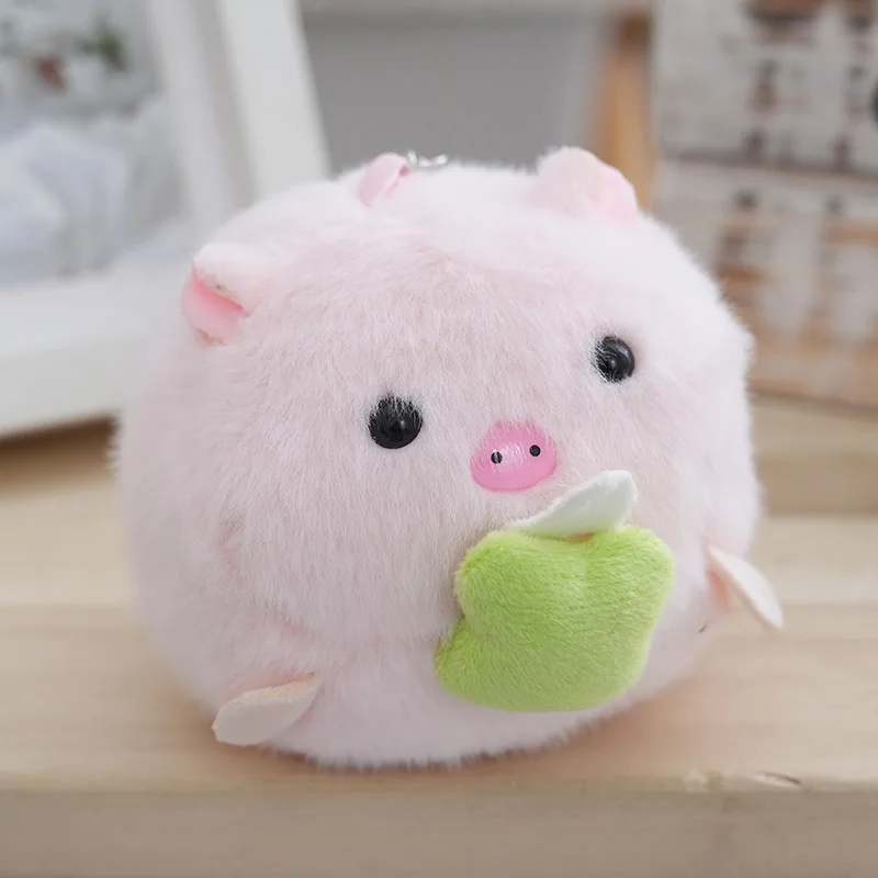 (estilo 3) Lindo Y Suave Llavero De Peluche Redondo Con Forma De Animal, Adorable Mini Llavero