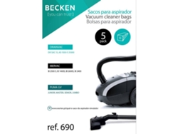 Bolsa de Aspiradora BECKEN Referencia 690 (5 unidades)