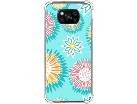 Carcasa Xiaomi POCO X3 NFC TUMUNDOSMARTPHONE Dibujos Antigolpes Flores 05 Multicolor