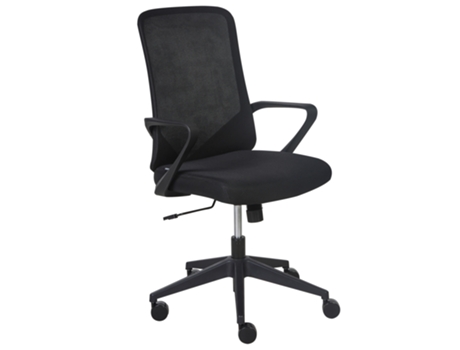 Silla Oficina Expert Poliester Negro 60X60X106 BELIANI