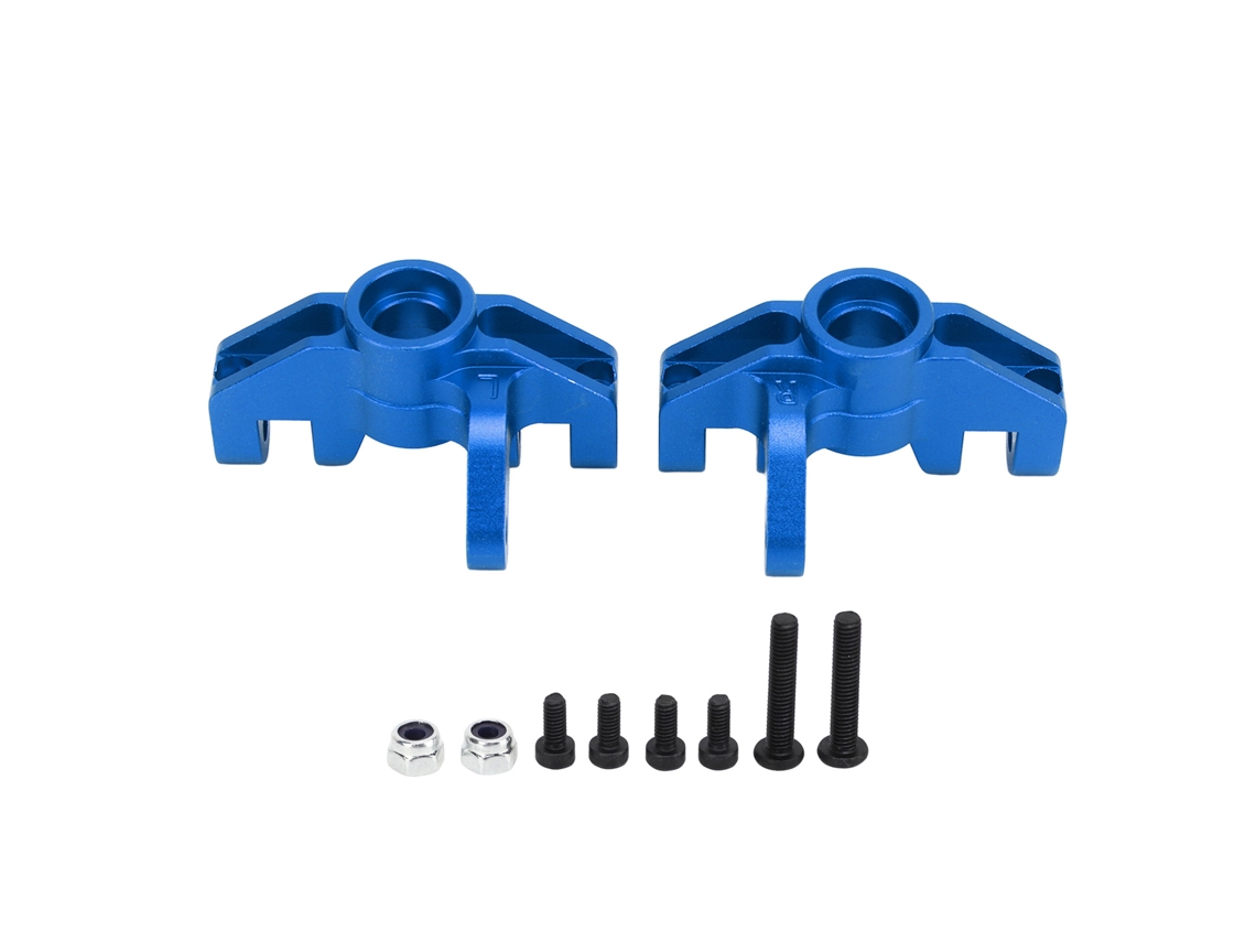2 Unidades De Copas De Dirección Profesionales De Aleación De Aluminio Para Coches Rc Losi Hammer Rey U4 Rock Racer 1/10 Azul Oscuro